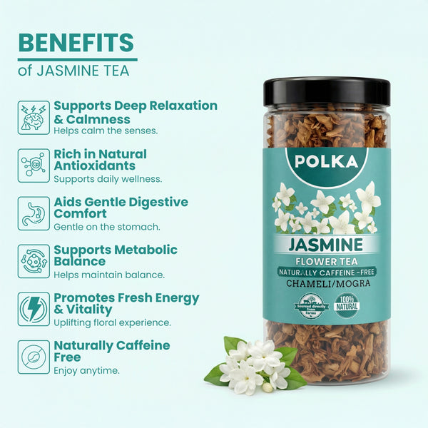 POLKA Jasmine Flower Tea (Chameli/Mogra)