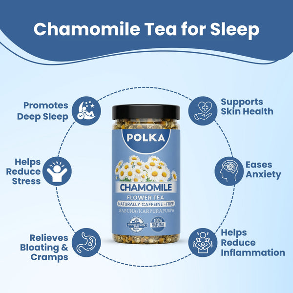 POLKA Chamomile Flower Tea (Babuna/Karpurapuspa)