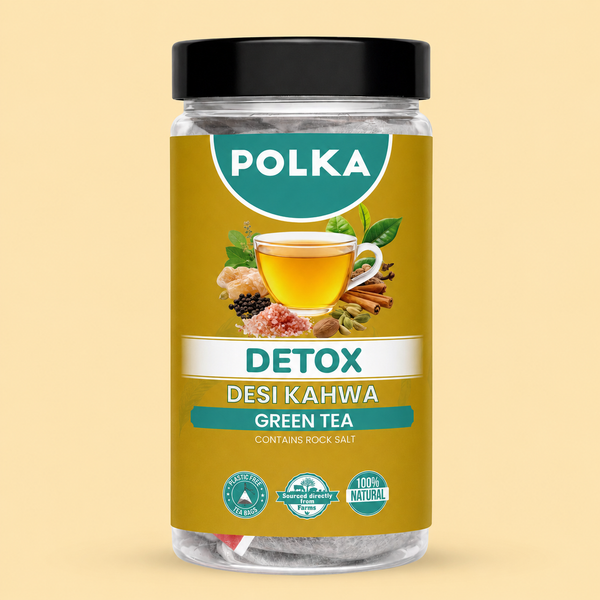 Polka Detox Desi Kahwa Green Tea