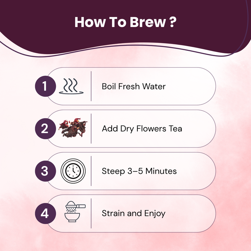 POLKA Crimson Bloom Flower Tea