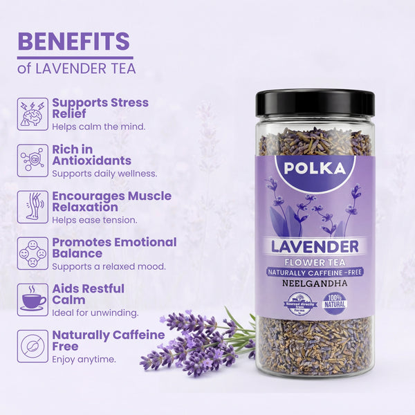 Polka Lavender Flower Tea (Neelgandha)