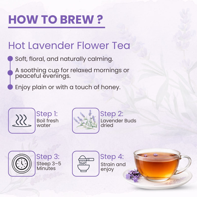 Polka Lavender Flower Tea (Neelgandha)