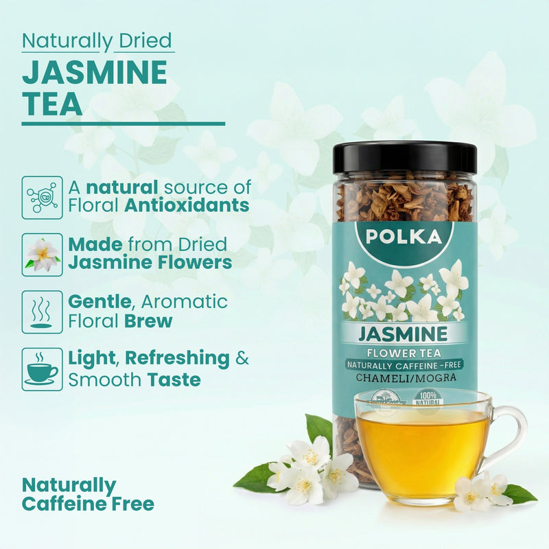 POLKA Jasmine Flower Tea (Chameli/Mogra)
