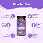 Polka Butterfly Pea Flower Tea (Sankhpushpi/Aparajita)
