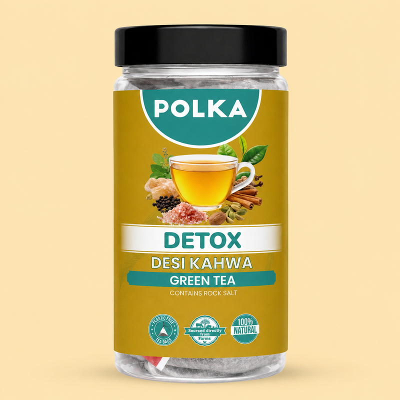Polka Detox Desi Kahwa Green Tea