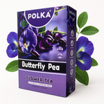 Polka Butterfly Pea Flower Tea (Sankhpushpi/Aparajita) (200gms)