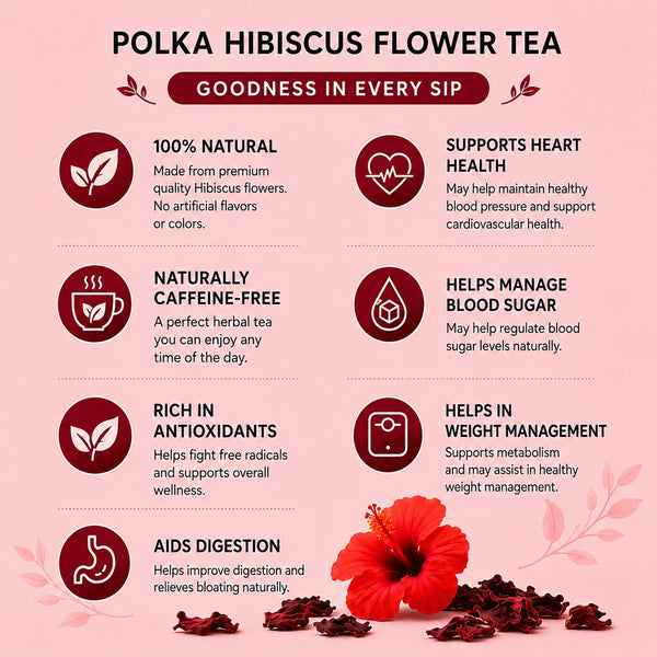 Polka Hibiscus Flower Tea (Gudahal)