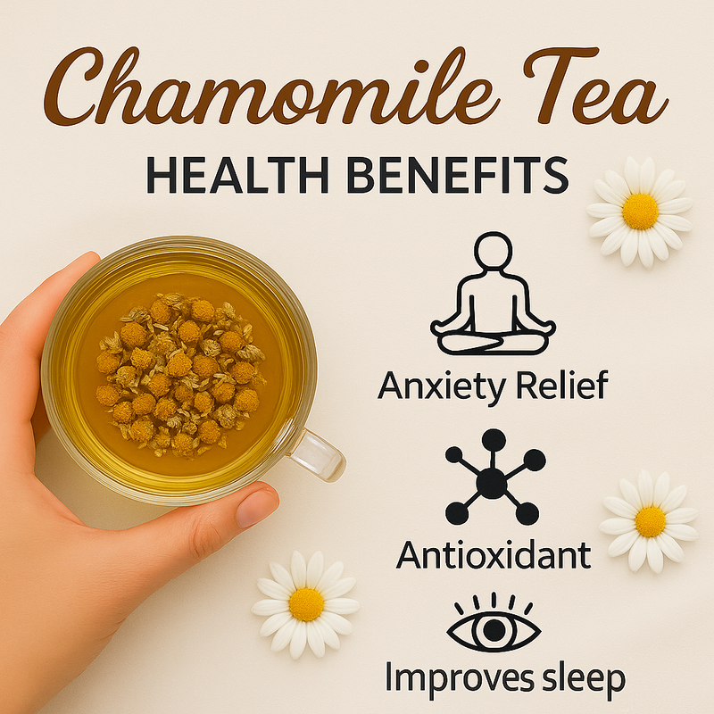 POLKA Chamomile Flower Tea (Babuna/Karpurapuspa) (150 gms)