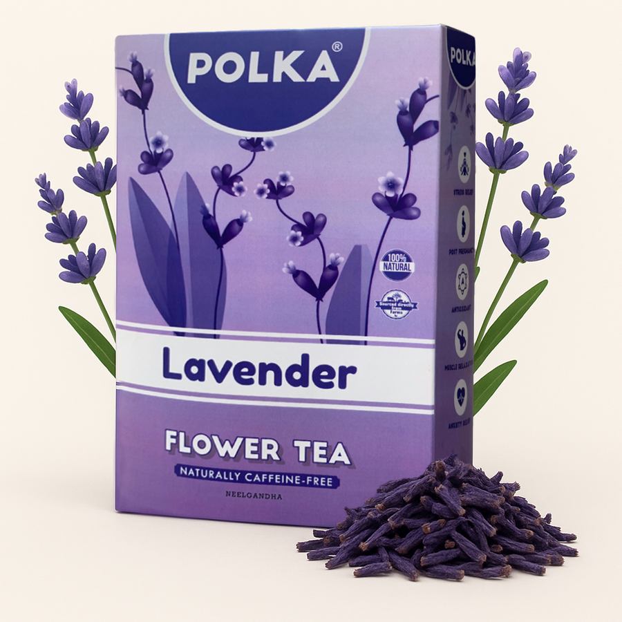 Polka Lavender Flower Tea (Neelgandha) (200 grams)