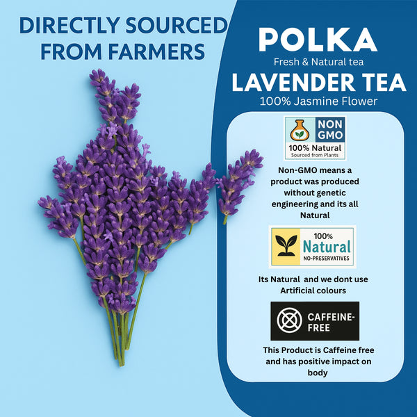 Polka Lavender Flower Tea (Neelgandha) (200 grams)