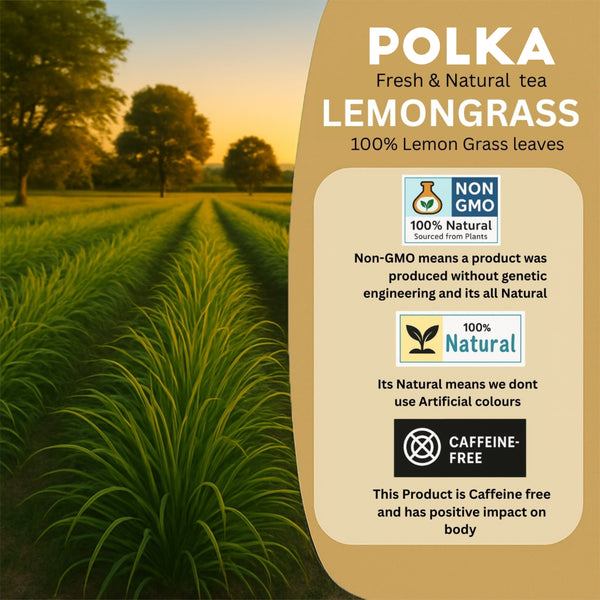 Polka Lemongrass Herbal Tea (200 Grams)