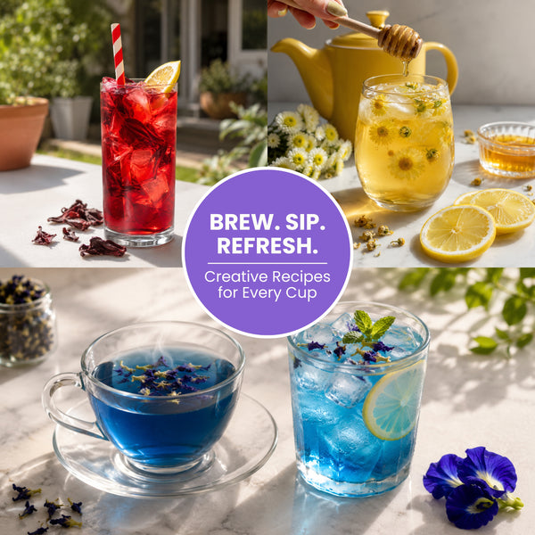 POLKA 3-in-1 Herbal Flower Tea Combo