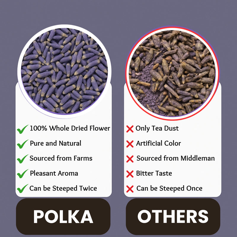 Polka Lavender Flower Tea (Neelgandha) (200 grams)