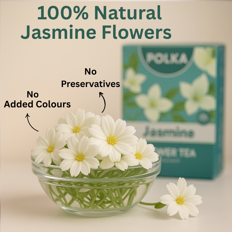 POLKA Jasmine Flower Tea (Chameli/Mogra) (100 gms)