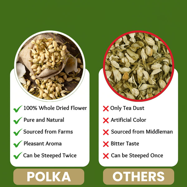 POLKA Jasmine Flower Tea (Chameli/Mogra) (100 gms)