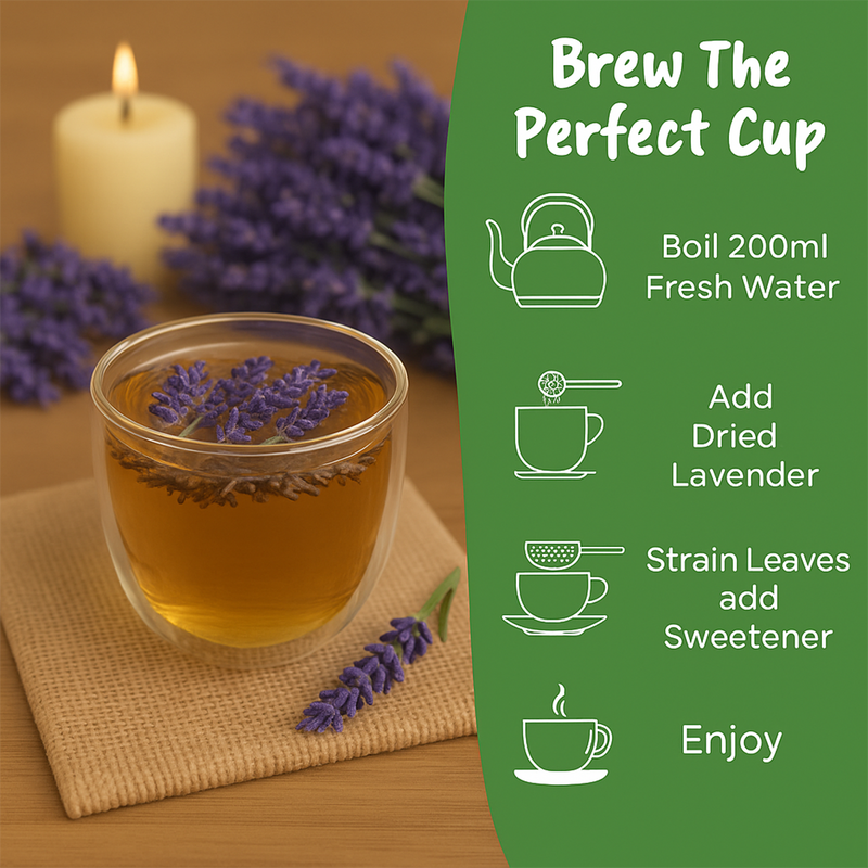 Polka Lavender Flower Tea (Neelgandha) (200 grams)