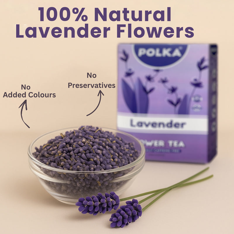 Polka Lavender Flower Tea (Neelgandha) (200 grams)