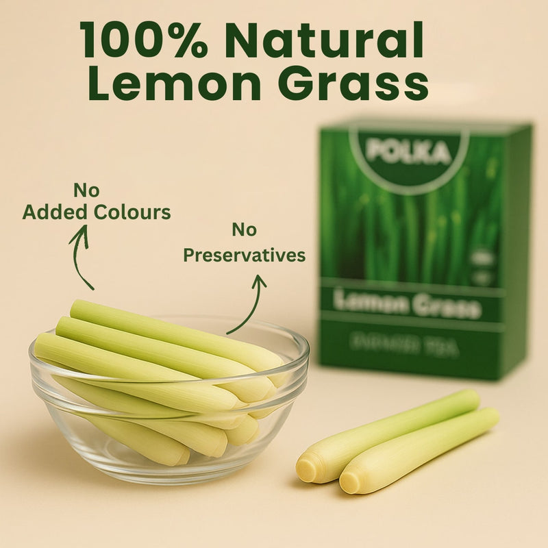 Polka Lemongrass Herbal Tea (200 Grams)